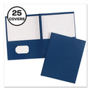 Avery® wholesale. AVERY Two-pocket Folder, Prong Fastener, Letter, 1-2" Capacity, Dark Blue, 25-box. HSD Wholesale: Janitorial Supplies, Breakroom Supplies, Office Supplies.