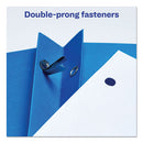 Avery® wholesale. AVERY Two-pocket Folder, Prong Fastener, Letter, 1-2" Capacity, Light Blue, 25-box. HSD Wholesale: Janitorial Supplies, Breakroom Supplies, Office Supplies.