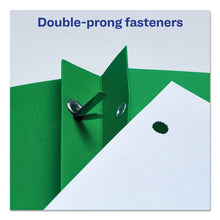 Load image into Gallery viewer, Avery® wholesale. AVERY Two-pocket Folder, Prong Fastener, Letter, 1-2&quot; Capacity, Green, 25-box. HSD Wholesale: Janitorial Supplies, Breakroom Supplies, Office Supplies.