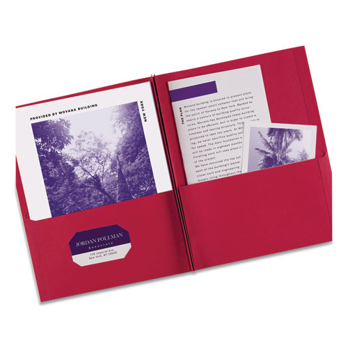 Avery® wholesale. AVERY Two-pocket Folder, Prong Fastener, Letter, 1-2" Capacity, Red, 25-box. HSD Wholesale: Janitorial Supplies, Breakroom Supplies, Office Supplies.