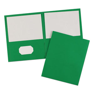 Avery® wholesale. Two-pocket Folder, 40-sheet Capacity, Green, 25-box. HSD Wholesale: Janitorial Supplies, Breakroom Supplies, Office Supplies.