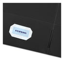 Avery® wholesale. Two-pocket Folder, 40-sheet Capacity, Black, 25-box. HSD Wholesale: Janitorial Supplies, Breakroom Supplies, Office Supplies.