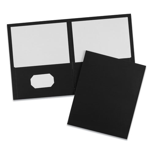 Avery® wholesale. Two-pocket Folder, 40-sheet Capacity, Black, 25-box. HSD Wholesale: Janitorial Supplies, Breakroom Supplies, Office Supplies.