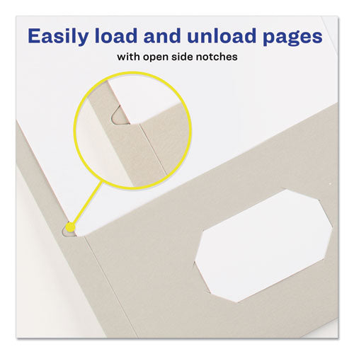 Avery® wholesale. Two-pocket Folder, 40-sheet Capacity, Gray, 25-box. HSD Wholesale: Janitorial Supplies, Breakroom Supplies, Office Supplies.