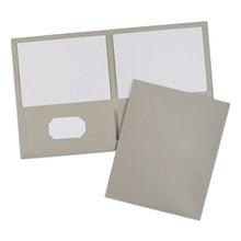 Load image into Gallery viewer, Avery® wholesale. Two-pocket Folder, 40-sheet Capacity, Gray, 25-box. HSD Wholesale: Janitorial Supplies, Breakroom Supplies, Office Supplies.