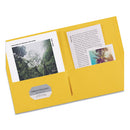 Avery® wholesale. AVERY Two-pocket Folder, 40-sheet Capacity, Yellow, 25-box. HSD Wholesale: Janitorial Supplies, Breakroom Supplies, Office Supplies.