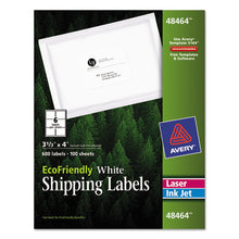 Load image into Gallery viewer, Avery® wholesale. AVERY Ecofriendly Mailing Labels, Inkjet-laser Printers, 3.33 X 4, White, 6-sheet, 100 Sheets-pack. HSD Wholesale: Janitorial Supplies, Breakroom Supplies, Office Supplies.