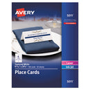 Avery® wholesale. AVERY Small Textured Tent Cards, White, 1 7-16 X 3 3-4, 6 Cards-sheet, 150-box. HSD Wholesale: Janitorial Supplies, Breakroom Supplies, Office Supplies.