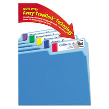 Load image into Gallery viewer, Avery® wholesale. AVERY Extra-large Trueblock File Folder Labels With Sure Feed Technology, 0.94 X 3.44, White, 18-sheet, 25 Sheets-pack. HSD Wholesale: Janitorial Supplies, Breakroom Supplies, Office Supplies.