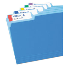 Load image into Gallery viewer, Avery® wholesale. AVERY Extra-large Trueblock File Folder Labels With Sure Feed Technology, 0.94 X 3.44, White, 18-sheet, 25 Sheets-pack. HSD Wholesale: Janitorial Supplies, Breakroom Supplies, Office Supplies.