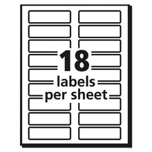 Load image into Gallery viewer, Avery® wholesale. AVERY Extra-large Trueblock File Folder Labels With Sure Feed Technology, 0.94 X 3.44, White, 18-sheet, 25 Sheets-pack. HSD Wholesale: Janitorial Supplies, Breakroom Supplies, Office Supplies.