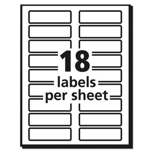 Avery® wholesale. AVERY Extra-large Trueblock File Folder Labels With Sure Feed Technology, 0.94 X 3.44, White, 18-sheet, 25 Sheets-pack. HSD Wholesale: Janitorial Supplies, Breakroom Supplies, Office Supplies.