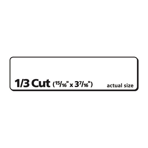 Avery® wholesale. AVERY Extra-large Trueblock File Folder Labels With Sure Feed Technology, 0.94 X 3.44, White, 18-sheet, 25 Sheets-pack. HSD Wholesale: Janitorial Supplies, Breakroom Supplies, Office Supplies.