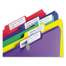 Avery® wholesale. AVERY Extra-large Trueblock File Folder Labels With Sure Feed Technology, 0.94 X 3.44, White, 18-sheet, 25 Sheets-pack. HSD Wholesale: Janitorial Supplies, Breakroom Supplies, Office Supplies.