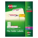 Avery® wholesale. AVERY Permanent Trueblock File Folder Labels With Sure Feed Technology, 0.66 X 3.44, White, 30-sheet, 50 Sheets-box. HSD Wholesale: Janitorial Supplies, Breakroom Supplies, Office Supplies.