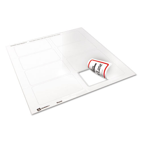 Avery® wholesale. AVERY Flexible Adhesive Name Badge Labels, 3.38 X 2.33, White-red Border, 400-box. HSD Wholesale: Janitorial Supplies, Breakroom Supplies, Office Supplies.