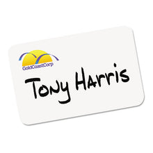 Load image into Gallery viewer, Avery® wholesale. AVERY Printable Adhesive Name Badges, 3.38 X 2.33, White, 100-pack. HSD Wholesale: Janitorial Supplies, Breakroom Supplies, Office Supplies.