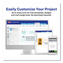 Load image into Gallery viewer, Avery® wholesale. AVERY Easy Peel White Address Labels W- Sure Feed Technology, Laser Printers, 0.66 X 1.75, White, 60-sheet, 100 Sheets-pack. HSD Wholesale: Janitorial Supplies, Breakroom Supplies, Office Supplies.