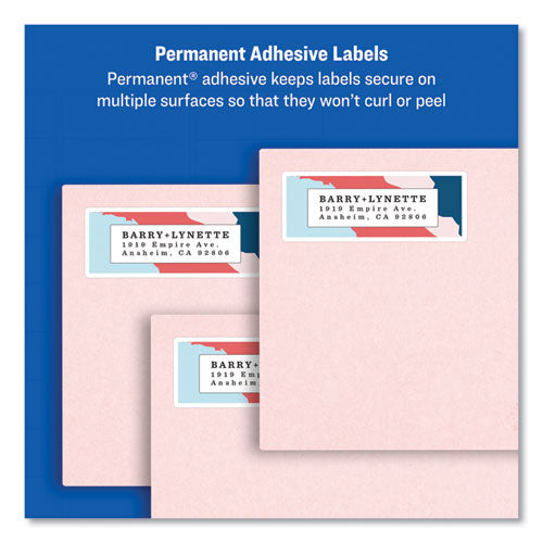 Avery® wholesale. AVERY Easy Peel White Address Labels W- Sure Feed Technology, Laser Printers, 1 X 4, White, 20-sheet, 100 Sheets-box. HSD Wholesale: Janitorial Supplies, Breakroom Supplies, Office Supplies.