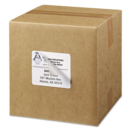 Avery® wholesale. AVERY Shipping Labels W- Trueblock Technology, Laser Printers, 3.33 X 4, White, 6-sheet, 100 Sheets-box. HSD Wholesale: Janitorial Supplies, Breakroom Supplies, Office Supplies.