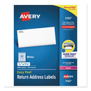 Avery® wholesale. AVERY Easy Peel White Address Labels W- Sure Feed Technology, Laser Printers, 0.5 X 1.75, White, 80-sheet, 100 Sheets-box. HSD Wholesale: Janitorial Supplies, Breakroom Supplies, Office Supplies.