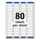 Avery® wholesale. AVERY Easy Peel White Address Labels W- Sure Feed Technology, Laser Printers, 0.5 X 1.75, White, 80-sheet, 100 Sheets-box. HSD Wholesale: Janitorial Supplies, Breakroom Supplies, Office Supplies.