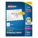 Avery® wholesale. AVERY Shipping Labels W- Trueblock Technology, Laser Printers, 3.5 X 5, White, 4-sheet, 100 Sheets-box. HSD Wholesale: Janitorial Supplies, Breakroom Supplies, Office Supplies.