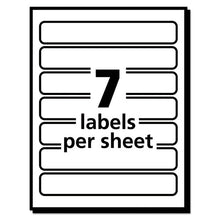 Load image into Gallery viewer, Avery® wholesale. AVERY Removable File Folder Labels With Sure Feed Technology, 0.66 X 3.44, White, 7-sheet, 36 Sheets-pack. HSD Wholesale: Janitorial Supplies, Breakroom Supplies, Office Supplies.