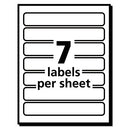 Avery® wholesale. AVERY Removable File Folder Labels With Sure Feed Technology, 0.66 X 3.44, White, 7-sheet, 36 Sheets-pack. HSD Wholesale: Janitorial Supplies, Breakroom Supplies, Office Supplies.