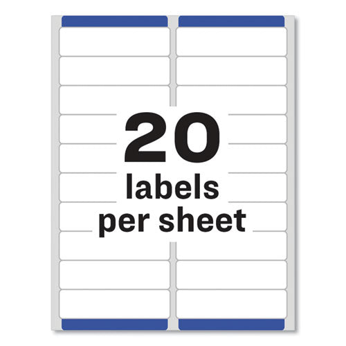 Avery® wholesale. AVERY Easy Peel White Address Labels W- Sure Feed Technology, Laser Printers, 1 X 4, White, 20-sheet, 25 Sheets-pack. HSD Wholesale: Janitorial Supplies, Breakroom Supplies, Office Supplies.