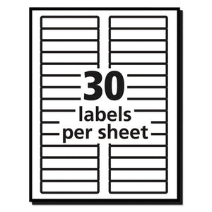 Avery® wholesale. AVERY Permanent Trueblock File Folder Labels With Sure Feed Technology, 0.66 X 3.44, White, 30-sheet, 25 Sheets-pack. HSD Wholesale: Janitorial Supplies, Breakroom Supplies, Office Supplies.