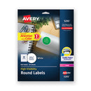 Avery® wholesale. AVERY Permanent Laser Print-to-the-edge Id Labels W-surefeed, 1 2-3"dia, White, 600-pk. HSD Wholesale: Janitorial Supplies, Breakroom Supplies, Office Supplies.