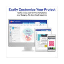 Avery® wholesale. AVERY Permanent Laser Print-to-the-edge Id Labels W-surefeed, 1 2-3"dia, White, 600-pk. HSD Wholesale: Janitorial Supplies, Breakroom Supplies, Office Supplies.