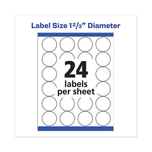 Avery® wholesale. AVERY Permanent Laser Print-to-the-edge Id Labels W-surefeed, 1 2-3"dia, White, 600-pk. HSD Wholesale: Janitorial Supplies, Breakroom Supplies, Office Supplies.