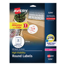 Avery® wholesale. AVERY Permanent Laser Print-to-the-edge Id Labels W-surefeed, 2 1-2"dia, White, 300-pk. HSD Wholesale: Janitorial Supplies, Breakroom Supplies, Office Supplies.