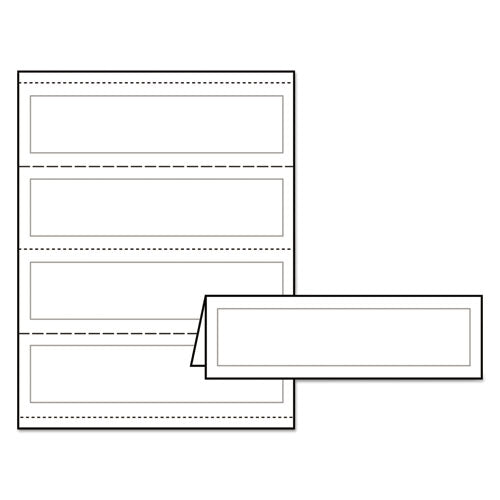 Avery® wholesale. AVERY Medium Embossed Tent Cards, White, 2 1-2 X 8.5, 2 Cards-sheet, 100-box. HSD Wholesale: Janitorial Supplies, Breakroom Supplies, Office Supplies.