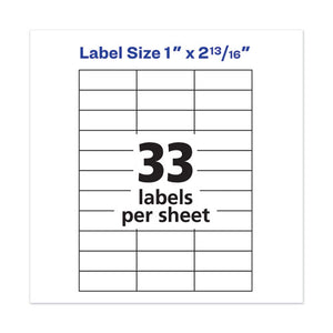 Avery® wholesale. AVERY Copier Mailing Labels, Copiers, 1 X 2.81, White, 33-sheet, 100 Sheets-box. HSD Wholesale: Janitorial Supplies, Breakroom Supplies, Office Supplies.