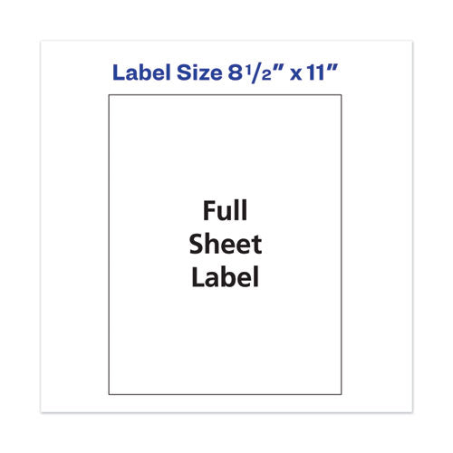 Avery® wholesale. AVERY Copier Mailing Labels, Copiers, 8.5 X 11, White, 100-box. HSD Wholesale: Janitorial Supplies, Breakroom Supplies, Office Supplies.