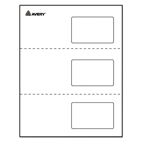 Avery® wholesale. AVERY Laminated Laser-inkjet Id Cards, 2 1-4 X 3 1-2, White, 30-box. HSD Wholesale: Janitorial Supplies, Breakroom Supplies, Office Supplies.
