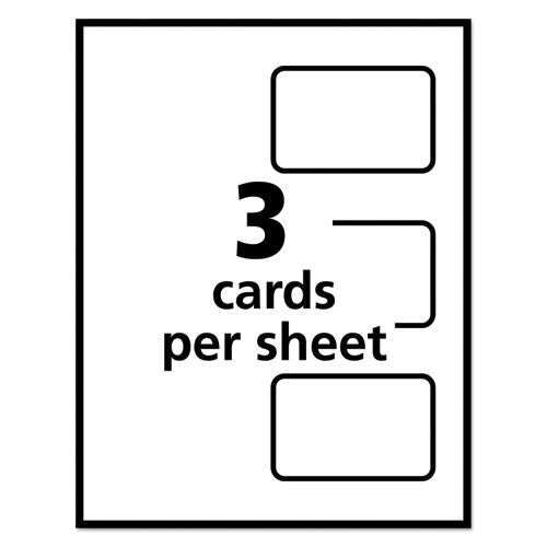 Avery® wholesale. AVERY Self-laminating Laser-inkjet Printer Badges, 2 1-4 X 3 1-2, White, 30-box. HSD Wholesale: Janitorial Supplies, Breakroom Supplies, Office Supplies.