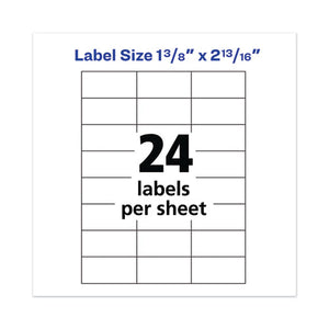 Avery® wholesale. AVERY Copier Mailing Labels, Copiers, 1.38 X 2.81, White, 24-sheet, 100 Sheets-box. HSD Wholesale: Janitorial Supplies, Breakroom Supplies, Office Supplies.