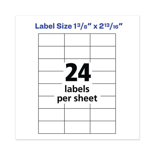 Avery® wholesale. AVERY Copier Mailing Labels, Copiers, 1.38 X 2.81, White, 24-sheet, 100 Sheets-box. HSD Wholesale: Janitorial Supplies, Breakroom Supplies, Office Supplies.