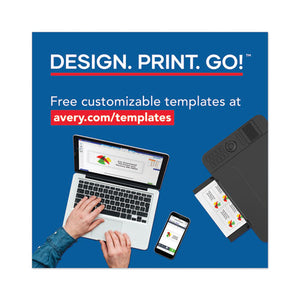 Avery® wholesale. AVERY Printable Microperforated Business Cards With Sure Feed Technology, Laser, 2 X 3.5, Ivory, Uncoated, 250-pack. HSD Wholesale: Janitorial Supplies, Breakroom Supplies, Office Supplies.