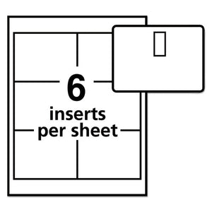 Avery® wholesale. AVERY Clip-style Name Badge Holder With Laser-inkjet Insert, Top Load, 4 X 3, White, 40-box. HSD Wholesale: Janitorial Supplies, Breakroom Supplies, Office Supplies.