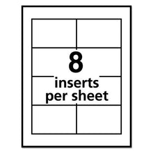Load image into Gallery viewer, Avery® wholesale. AVERY Name Badge Insert Refills, Horizontal-vertical, 2 1-4 X 3 1-2, White, 400-box. HSD Wholesale: Janitorial Supplies, Breakroom Supplies, Office Supplies.