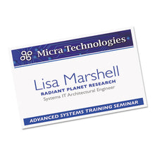 Load image into Gallery viewer, Avery® wholesale. AVERY Name Badge Insert Refills, Horizontal-vertical, 2 1-4 X 3 1-2, White, 400-box. HSD Wholesale: Janitorial Supplies, Breakroom Supplies, Office Supplies.