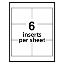 Load image into Gallery viewer, Avery® wholesale. AVERY Name Badge Insert Refills, Horizontal-vertical, 3 X 4, White, 300-box. HSD Wholesale: Janitorial Supplies, Breakroom Supplies, Office Supplies.