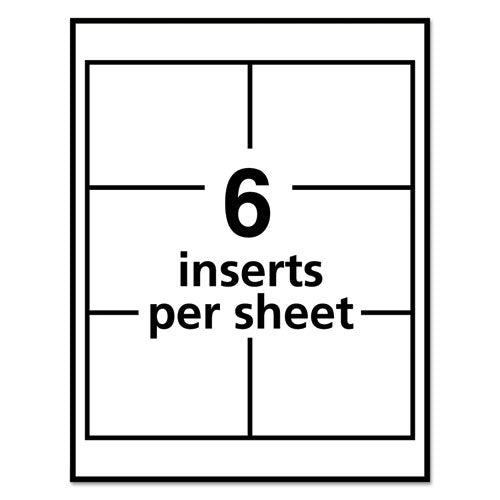 Avery® wholesale. AVERY Name Badge Insert Refills, Horizontal-vertical, 3 X 4, White, 300-box. HSD Wholesale: Janitorial Supplies, Breakroom Supplies, Office Supplies.
