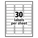 Avery® wholesale. AVERY Repositionable Address Labels W-surefeed, Laser, 1 X 2 5-8, White, 3000-box. HSD Wholesale: Janitorial Supplies, Breakroom Supplies, Office Supplies.