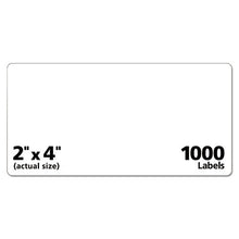 Load image into Gallery viewer, Avery® wholesale. AVERY Repositionable Shipping Labels W-sure Feed, Inkjet-laser, 2 X 4, White, 1000-box. HSD Wholesale: Janitorial Supplies, Breakroom Supplies, Office Supplies.